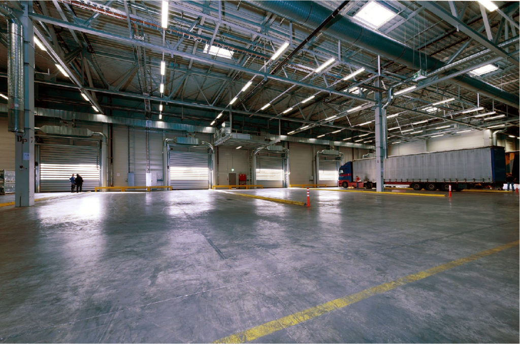 interior of warehouse